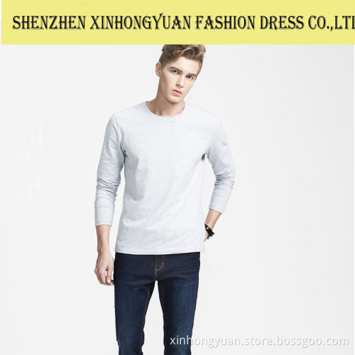Wholesale custom men's long sleeve t shirt